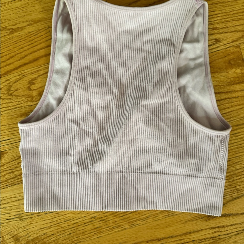 Garage Lavender Ribbed Tank Top - Picture 2 of 3